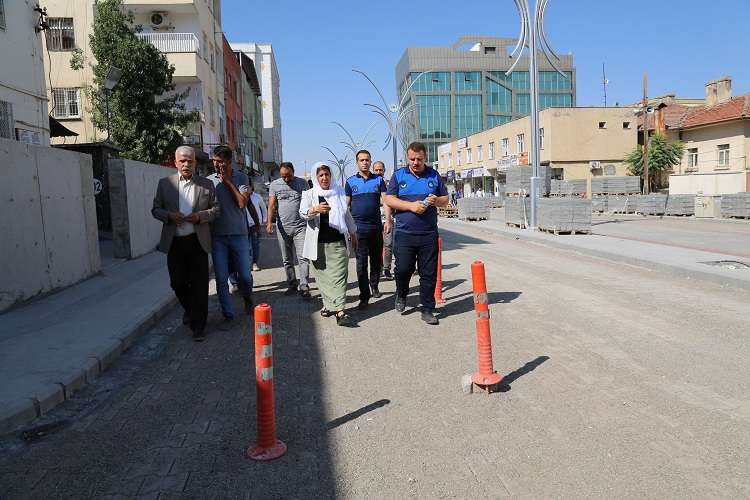 Başkan Parke Çalışmalarını Denetledi 